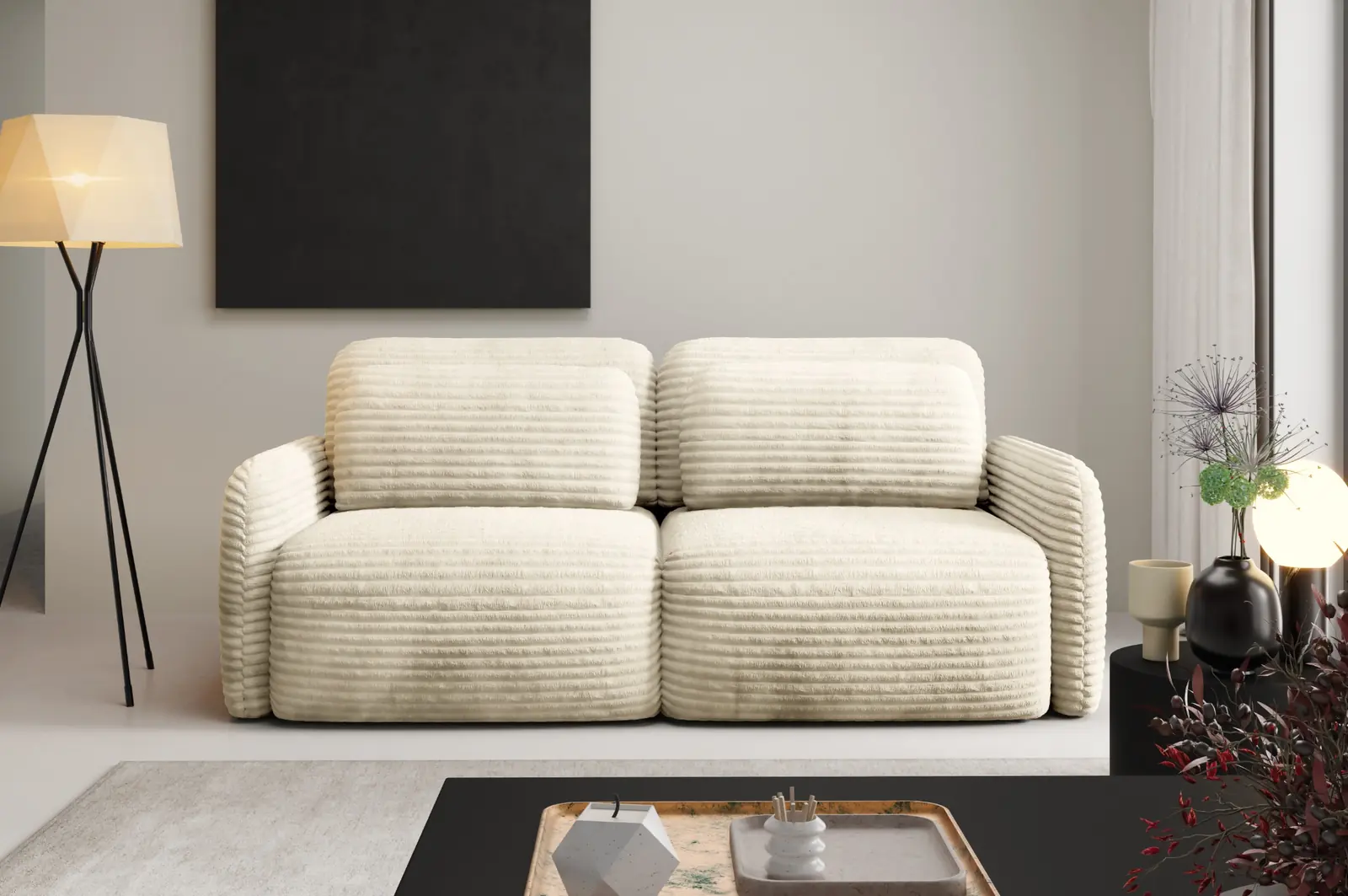 Sofa Cloud Intenso Meble w jasnym salonie – tkanina Ambience 01