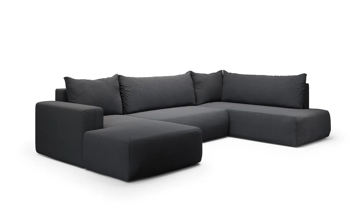 Narożnik Lecco U XL Intenso Meble w tkaninie Aragon 99