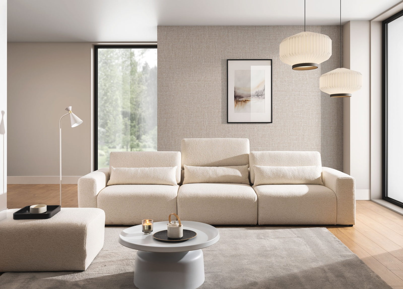 Sofa Poseidon Intenso Meble – aranżacja w nowoczesnym wnętrzu